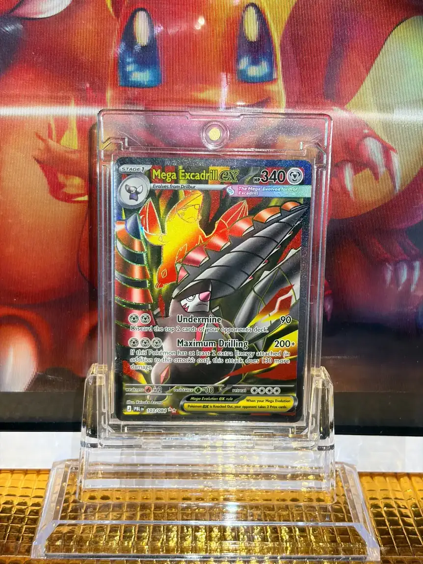 Mega Excadrill ex Ultra Rare Pokémon card 103/084 illustrated by Keisuke Azuma