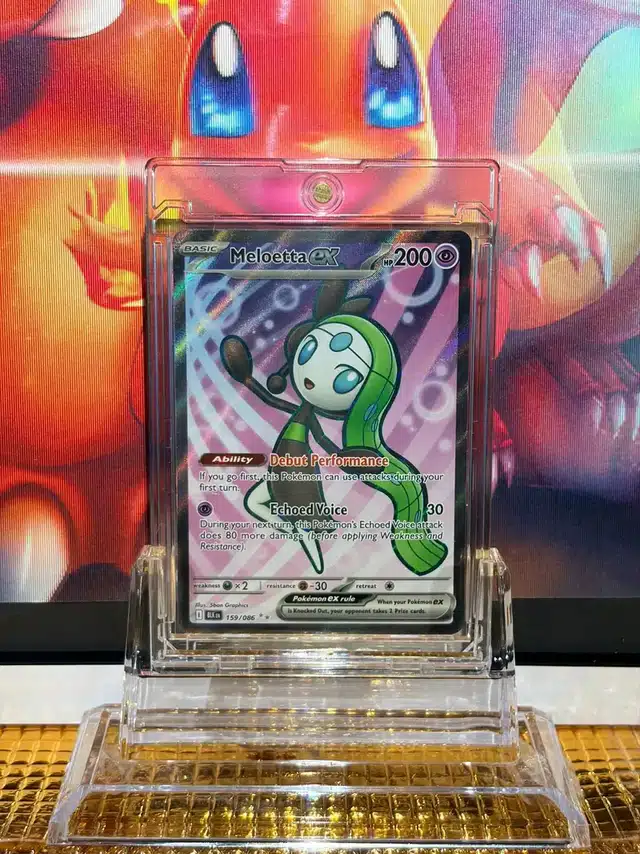 Meloetta ex Ultra Rare Pokémon card 159/086 illustrated by 5ban Graphics