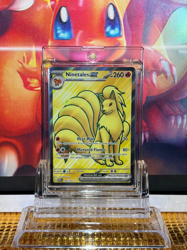 Ninetales ex Ultra Rare Pokémon card 186/165 illustrated by PLANETA Tsuji