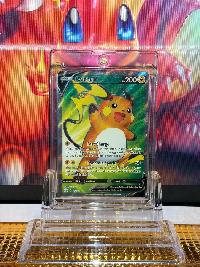 Raichu V Ultra Rare Pokémon card 158/172 illustrated by MUGENUP