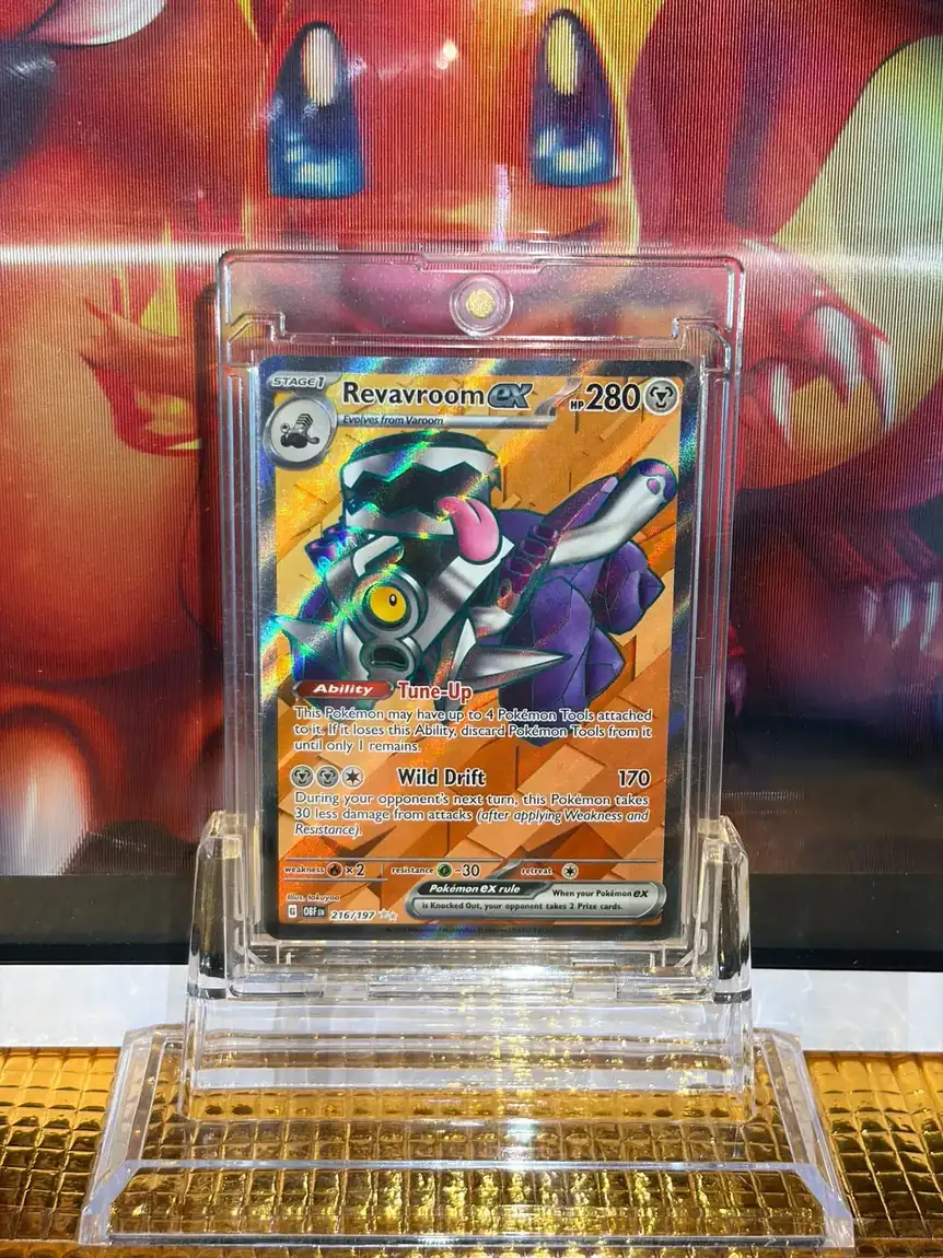 Revavroom ex Ultra Rare Pokémon card 216/197 illustrated by takuyoa