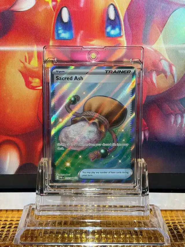 Sacred Ash Ultra Rare Pokémon card 115/088 illustrated by Toyste Beach