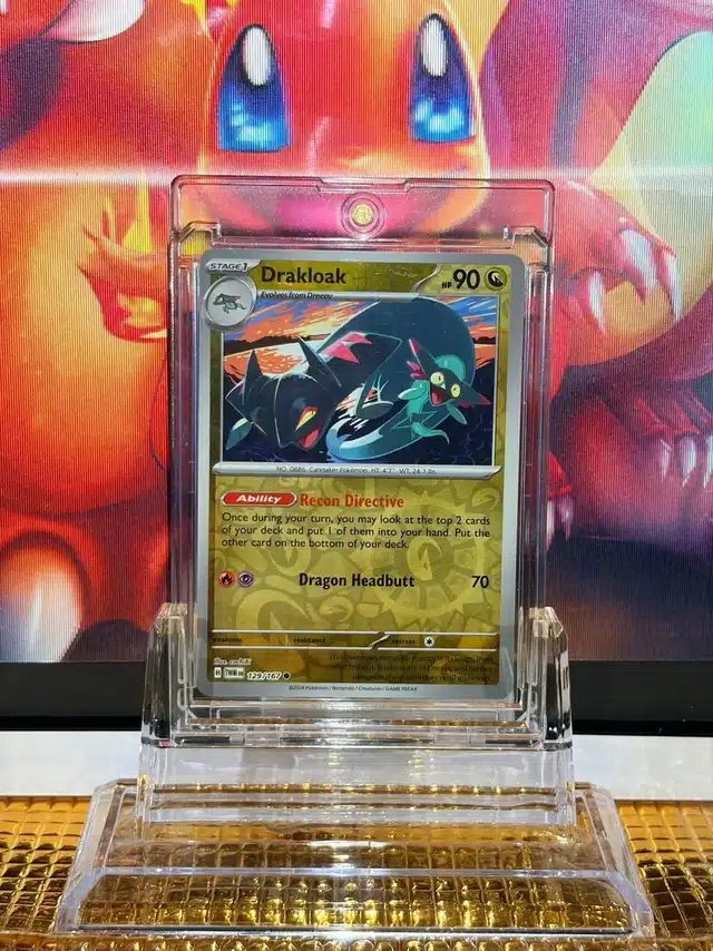 Drakloak — Reverse Holo Uncommon Pokémon card 129/167 illustrated by cocchi8i