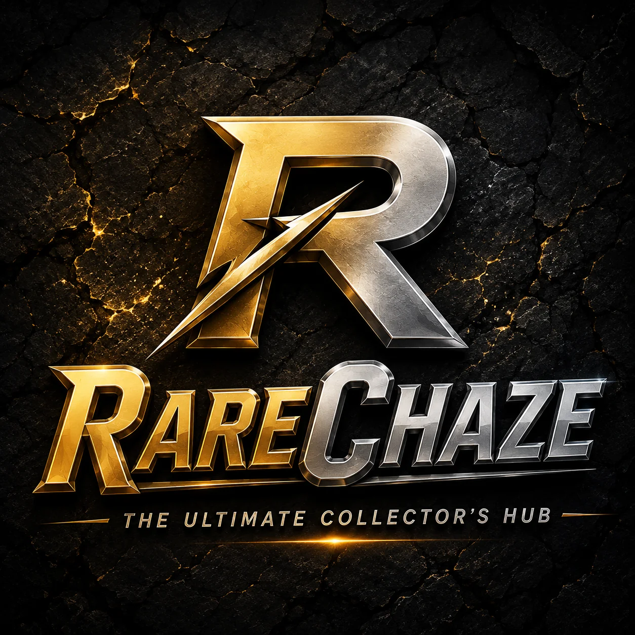 Rarechaze logo and The Ultimate Collector's Hub tagline